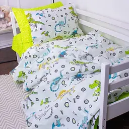 Простирадло MirSon Kids Time Бязь, 17-0576, Dinosaur robot - мініатюра 3