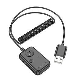 Автомобільний Bluetooth-трансмітер ресивер BOROFONE BC49 June car BT FM-модулятор USB-накопичувач