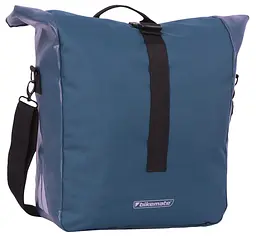 Велосипедна сумка на багажник з дощовиком 25L Bikemate 804019-1 Синя - мініатюра 5