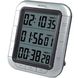 Таймер кухонний Technoline KT300 Magnetic Silver сріблястий (KT300)