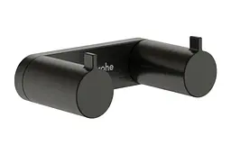 Гачок для ванної Hansgrohe AddStoris S подвійний халатів brushed black chrome 41785340