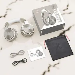 Навушники OneOdio Studio Pro C Bluetooth+3,5мм Silver (Pro C Silver) - мініатюра 4