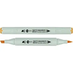 Набір спиртових маркерів Santi Brush SA-41 оливковий 6 шт. (390905)