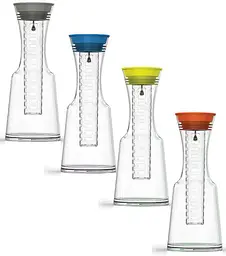Графін ZestGlass для лимонаду, вина та освіжаючих фруктово-ягідних напоїв (помаранчева кришка) Pasabahce Ø11х27 см kuh0007628 - мініатюра 2