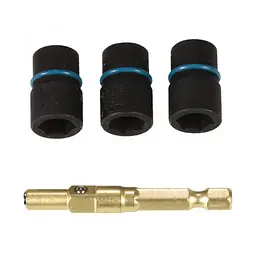 Набір головок ударних 1/4" 10 мм (3 шт) Makita B-40375 - мініатюра 2