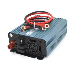 Інвертор напруги Mexxsun MXS300, 12 V/220 V, 300 Вт, апроксимована синусоїда, 1 розетка, клеми - мініатюра 1