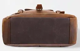Рюкзак дорожній текстильний 20057 Vintage коричневий - мініатюра 5