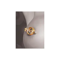 Затискачі для сосків Pipedream Gold Magnetic Clamps 2.5 см золотий - мініатюра 3