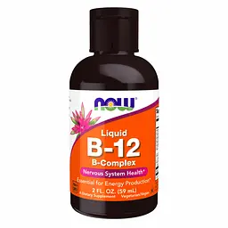 Рідкий вітамін B-12 з B-комплексом, B-12 Liquid B-Complex - 2 oz