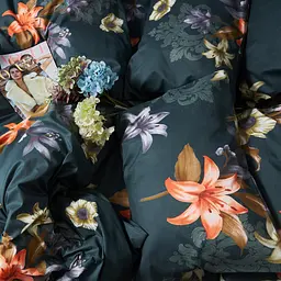 Набір наволочок Moon&Star Мікросатин Premium Floral Nocturne 50х50 см 2 шт - мініатюра 4