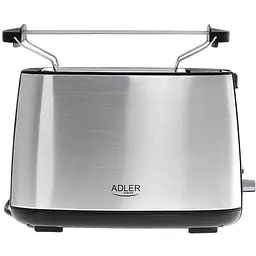 Тостер + підставка для булочок Adler AD 3214 900 Вт 7 режимів нержавіюча сталь автовідключення - мініатюра 3