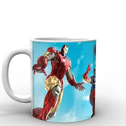 Кухоль GeekLand Avengers Месники фан арт AG.02.010 330 мл білий - мініатюра 2