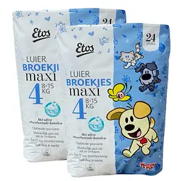 Підгузки-трусики Etos 4 Maxi (8-15 кг), 48 шт