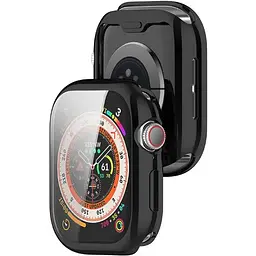 Чохол-накладка DK для Apple Watch 42mm (Series 10) Silicone Face Case (black) - мініатюра 2