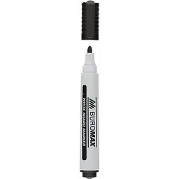 Маркер Buromax для магнітних сухостираючих дошок чорний (BM.8800-01) - мініатюра 2