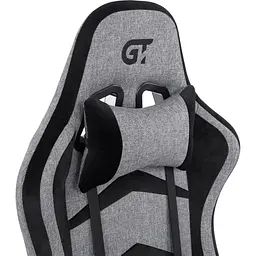 Геймерське крісло GT Racer сіре із чорним (X-2534-F Fabric Gray/Black Suede) - мініатюра 3