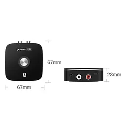 Приймач Bluetooth UGREEN Wireless Bluetooth Audio Receiver 5.1 with 3.5mm and 2RCA Adapter CM106 - мініатюра 4