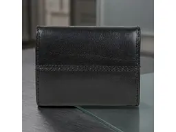 Жіноча монетниця із натуральної шкіри Italico 1445L nero Чорна 9x7.5x2 см TONY PEROTTI acs0032566 - мініатюра 4