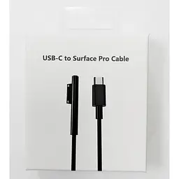 Кабель DK 180см Cable Type-C / USB-C для Microsoft Surface Go / Book/Laptop / Pro black - мініатюра 7