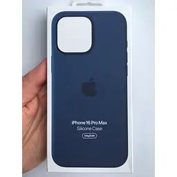 Оригінальний силіконовий чохол Silicone Case with MagSafe для Apple Iphone 16 Pro Max Denim MYYU3ZM/A - мініатюра 2