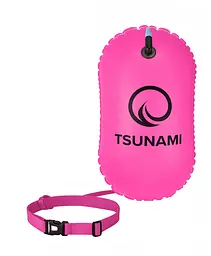 Буй для плавання TSUNAMI Basic надувний Pink (P-5907739314079)