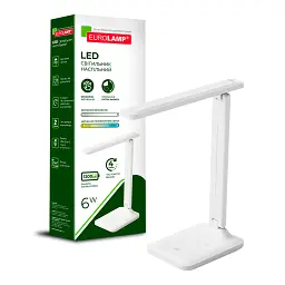 Настільна лампа Eurolamp LED SMART 6W 410lm 2800-6500K 1200mAh (LED-TLB-6W(white)) - мініатюра 2