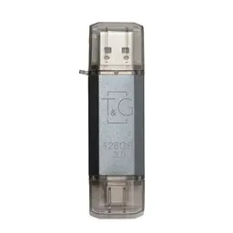 Флеш-накопичувач USB 3.0 128GB Type-C T&G 009 Star Series Сріблястий (TG009TC-128GSL3)