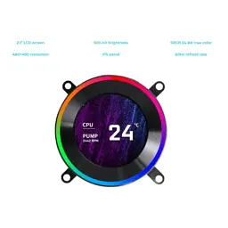 Система рідинного охолодження Lian Li HydroShift II LCD-C 360TL, Black (G89.GHS2LCD36TB.00) - мініатюра 9