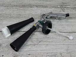 Пістолет для хімчистки салону автомобіля пневматичний (Торнадор) зі змінною насадкою-щіткою AIRKRAFT WG-2050 - мініатюра 4