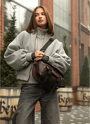 Велика жіноча поясна сумка бананка Sambag 38х21 см sum0027235 - мініатюра 8