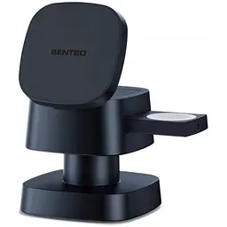 Бездротовий зарядний пристрій Senteo D3 NAVI STAND 4in1 15W Magnetic Wireless Charger Night Lamp