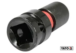Перехідник ударний з 1/2 на HEX-1/4 YATO L=50 мм (YT-04691) - мініатюра 2