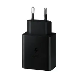 Зарядний пристрій Samsung 45w PD Compact Power Adapter (EP-T4510NBE) без кабелю чорний - мініатюра 2