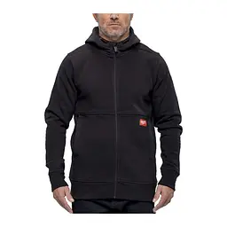 Худі на блискавці GRIDIRON MILWAUKEE, WHZ BL XL, з капюшоном, чорна (розмір XL)