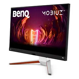 TFT 32" BenQ EX3210U, 4K UHD, IPS, 144Hz, 1 мс, HDMI, DP, USB-hub, HAS, колонки, білий - мініатюра 4