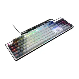 Клавіатура Lorgar Azar 514 RGB USB UA White (LRG-GK514W-UA) - мініатюра 2