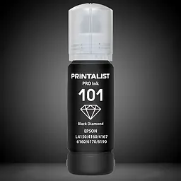 Чорнило PRINTALIST 101 для Epson L4150/4160 70г Black Pigment пігментне (PL101BP) - мініатюра 6