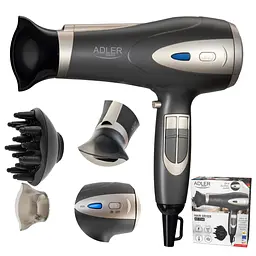 Фен Adler AD 2248B grey - мініатюра 8
