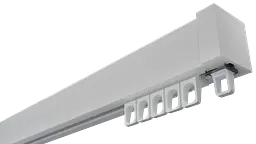 Карниз для штор стельовий Arin Білий посилений, Бігунок KS 325 см