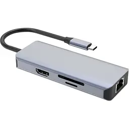 USB-хаб Proove Iron Link 6-in-1 (HBI700010004) [125131] - мініатюра 2