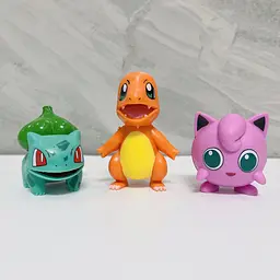 Ігровий набір фігурок кемони Pokemon: Пікачу, Бульбазавр, Псайдак, Сквіртл, Чермандер, Джигліпаф, 6 шт - мініатюра 2