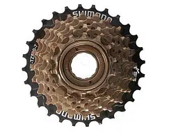 Трищітка Shimano 7швид TZ-500 14-28Т коричневий