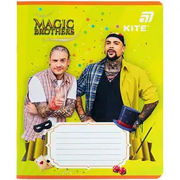 Набір зошитів Kite Magic Brothers 12 аркушів у клітинку 25 шт. (Набір зошитів Kite Magic Brothers ) - мініатюра 8