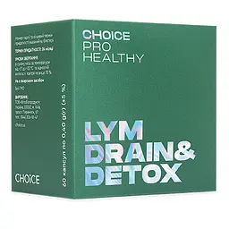 Лімфодренаж і детоксикація Lym Drain&Detox CHOICE PRO HEALTHY 60 капсул - мініатюра 2