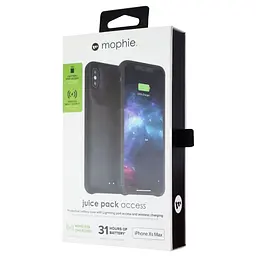 Чохол-акумулятор із бездротовою зарядкою Mophie Juice Pack Access Power Bank 2200 mAh для iPhone XS Max (6.5") Black - мініатюра 4