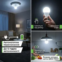 Світлодіодна лампа з акумулятором UFT з 1 АКБ (UFTalminalight2)
- мініатюра 23