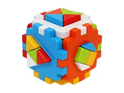 Куб-сортер ТЕХНОК Логіка №2 12x12x12 см арт.2469 - мініатюра 2