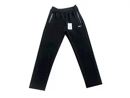 Спортивні штани AOLONG чорний чол фліс прямі арт.0013 р.3XL