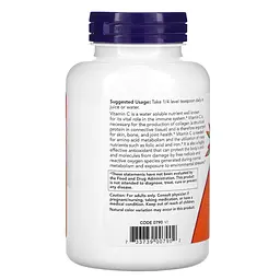 Вітаміни та мінерали NOW Vitamin C Crystals, 227 грам - мініатюра 3