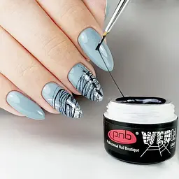 Гель павутинка PNB UV/LED Web Gel Grey 5 мл - мініатюра 5